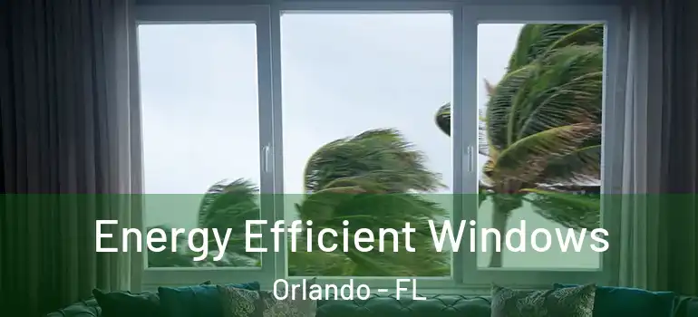  Energy Efficient Windows Orlando - FL