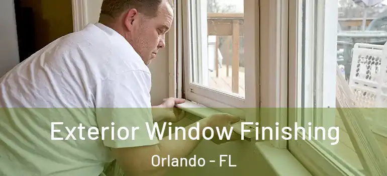  Exterior Window Finishing Orlando - FL