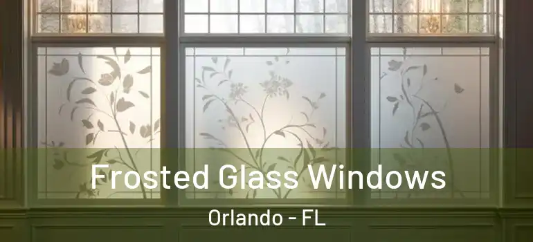  Frosted Glass Windows Orlando - FL