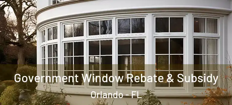 Government Window Rebate & Subsidy Orlando - FL